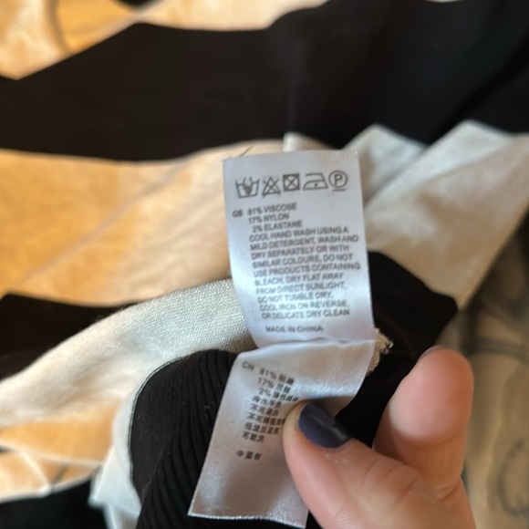 Reiss striped tunic sweater, sz M/L - Picture 6 of 6